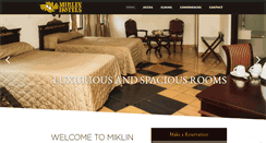 Desktop Screenshot of miklinhotels.com